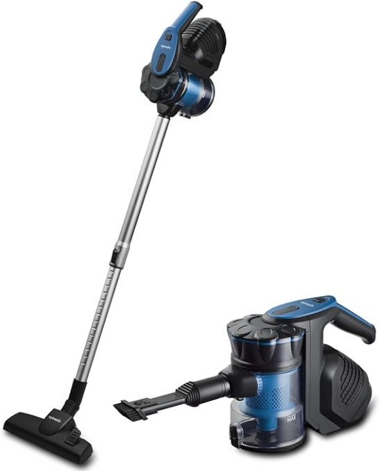 VYTRONIX HSV3 Upright Vacuum Cleaner | Lightweight 3-in-1 Compact Powerful Multifunction Corded Stick & Handheld Vacuum | 600 Watt, 5 Metre Power Cord | 2.5Kg [Energy Class A]